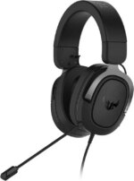ASUS TUF H3 Gaming Headset H3 – Discord, TeamSpeak Certified, 7.1 Surround Sound, Gaming Headphones with Boom Microphone for PC, Playstation 4, - Pappy Mall
