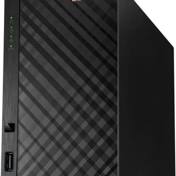 Asustor AS1102TL Drivestor 2 Lite 2 Bay NAS, Quad-Core 1.7GHz CPU, 1GbE Port, 1GB DDR4 (Diskless) - Pappy Mall