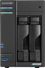 Asustor Lockerstor 2 Gen 2 AS6702T 2 Bay NAS, Quad-Core 2.0GHz CPU, Dual 2.5GbE Ports, 4GB RAM DDR4, Four M.2 SSD Slots (Diskless) - Pappy Mall