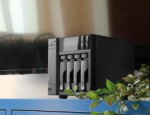 Asustor Lockerstor 4 Gen 2 AS6704T 4 Bay NAS, Quad-Core 2.0GHz, Dual 2.5GbE Ports, 4GB RAM DDR4, Four M.2 SSD Slots (Diskless) - Pappy Mall
