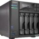 Asustor Lockerstor 4 Gen 2 AS6704T 4 Bay NAS, Quad-Core 2.0GHz, Dual 2.5GbE Ports, 4GB RAM DDR4, Four M.2 SSD Slots (Diskless) - Pappy Mall