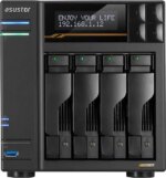 Asustor Lockerstor 4 Gen3 AS6804T 4 Bay NAS, Quad-Core 2.3GHz CPU, Dual USB 4 Ports, Dual 10GbE Ports, Dual 5GbE Ports, 16G ECC RAM DDR5, Four M.2 SSD - Pappy Mall