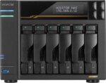 Asustor Lockerstor 6 Gen3 AS6806T 6 Bay NAS, Quad-Core 2.3GHz CPU, Dual USB 4 Ports, Dual 10GbE Ports, Dual 5GbE Ports, 16G ECC RAM DDR5, Four M.2 SSD - Pappy Mall