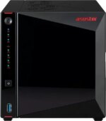 Asustor Nimbustor 4 Gen2 AS5404T 4 Bay NAS, Quad-Core 2.0GHz CPU, Dual 2.5GbE Ports, 4GB DDR4, Four M.2 SSD Slots (Diskless) - Pappy Mall