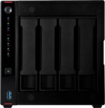 Asustor Nimbustor 4 Gen2 AS5404T 4 Bay NAS, Quad-Core 2.0GHz CPU, Dual 2.5GbE Ports, 4GB DDR4, Four M.2 SSD Slots (Diskless) - Pappy Mall