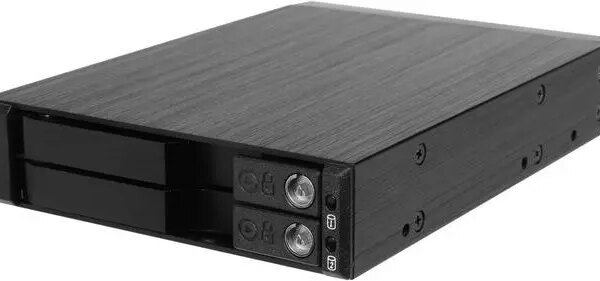 Athena Power BP-TLASA2221 1 x 3.5" HDD Bay into 2 x 2.5" Bays HDD Rack - Pappy Mall