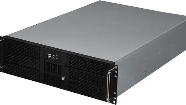 Athena Power RM-3U316465U3 Silver/Black 3U Rackmount Server Case - Pappy Mall