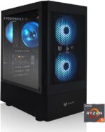 AVGPC Max Gaming PC, AMD Ryzen 5 5600G 6-Core 4.4 GHz Max Boost, AMD Radeon Vega 7 (GPU upgrade ready up to RTX 5070), 16GB 3200MHz DDR4, 1TB M.2 NVMe - Pappy Mall