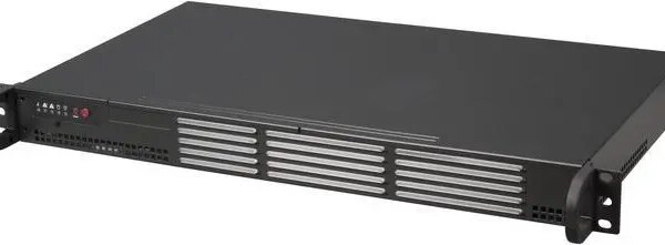 BLACK 1U MINI SC504 CHASSIS W/ - Pappy Mall
