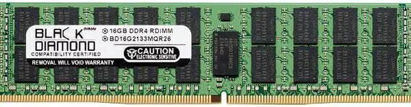 Black Diamond Memory 16GB ECC Registered DDR4 2133 (PC4 17000) Server Memory Model BD16G2133MQR26 - Pappy Mall