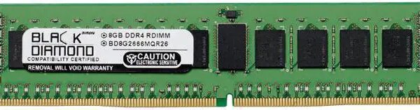 Black Diamond Memory 8GB ECC Registered DDR4 2666 (PC4 21300) Server Memory Model BD8G2666MQR26 - Pappy Mall