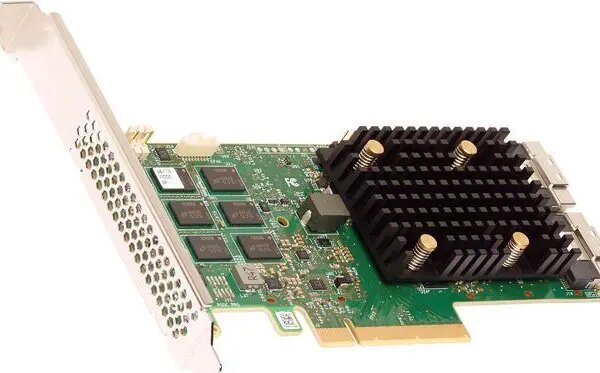 BROADCOM 05-50077-02 PCI-Express 4.0 x8 PCI-Express HBA 9500-16i Tri-Mode Storage Adapter - Pappy Mall
