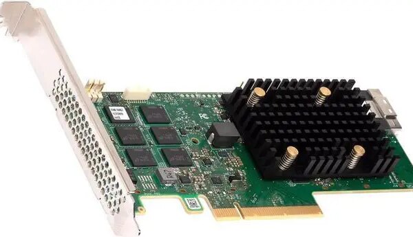 Broadcom MegaRAID 9560-8i - Contrôleur de stockage (RAID) - 8 Canal - SATA 6Gb/s/SAS 12Gb/s/PCIe 4.0 (NVMe) - RAID 0, 1, 5, 6, 10, 50, JBOD, 60 - PCIe - Pappy Mall