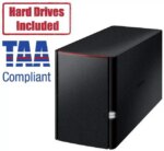 BUFFALO LinkStation 220 2-Bay Personal Cloud Network Storage 12TB (2x6TB) with Hard Drives Included - Pappy Mall