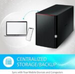 BUFFALO LinkStation 220 2-Bay Personal Cloud Network Storage 12TB (2x6TB) with Hard Drives Included - Pappy Mall