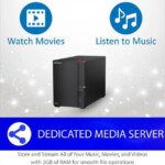 BUFFALO LinkStation 720 2-Bay Professional Network Storage 16TB (2x8TB) with Hard Drives Included - Pappy Mall