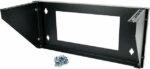 CNAweb 4U 19-Inch Steel Wall Mountable Folding Vertical Rack and Server Rack - Pappy Mall
