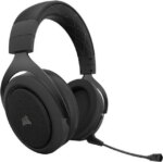 Corsair HS70 Pro Wireless Gaming Headset - 7.1 Surround Sound Headphones for PC, MacOS, PS5, PS4 - Discord Certified - 50mm Drivers – Carbon - Pappy Mall