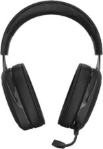 Corsair HS70 Pro Wireless Gaming Headset - 7.1 Surround Sound Headphones for PC, MacOS, PS5, PS4 - Discord Certified - 50mm Drivers – Carbon - Pappy Mall