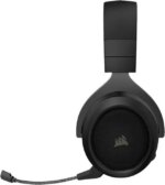 Corsair HS70 Pro Wireless Gaming Headset - 7.1 Surround Sound Headphones for PC, MacOS, PS5, PS4 - Discord Certified - 50mm Drivers – Carbon - Pappy Mall