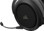 Corsair HS70 Pro Wireless Gaming Headset - 7.1 Surround Sound Headphones for PC, MacOS, PS5, PS4 - Discord Certified - 50mm Drivers – Carbon - Pappy Mall
