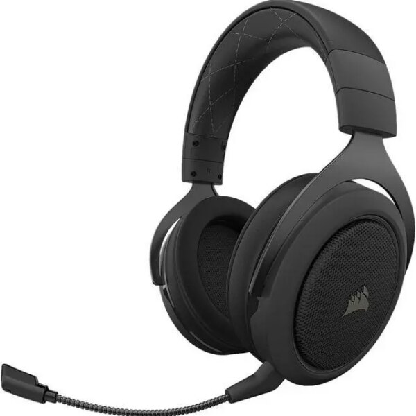 Corsair HS70 Pro Wireless Gaming Headset - 7.1 Surround Sound Headphones for PC, MacOS, PS5, PS4 - Discord Certified - 50mm Drivers – Carbon - Pappy Mall
