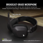Corsair HS80 MAX Wireless Multiplatform Gaming Headset with Bluetooth - Dolby Atmos - Broadcast Quality Microphone - iCUE Compatible - PC, Mac, PS5, - Pappy Mall