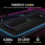 Corsair K70 RGB PRO Wired Mechanical Gaming Keyboard - Cherry MX RGB Red Linear Switches, 8,000Hz Hyper-Polling, PBT Double-Shot PRO Keycaps, - Pappy Mall
