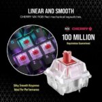 Corsair K70 RGB PRO Wired Mechanical Gaming Keyboard - Cherry MX RGB Red Linear Switches, 8,000Hz Hyper-Polling, PBT Double-Shot PRO Keycaps, - Pappy Mall