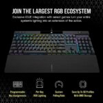 Corsair K70 RGB PRO Wired Mechanical Gaming Keyboard - Cherry MX RGB Red Linear Switches, 8,000Hz Hyper-Polling, PBT Double-Shot PRO Keycaps, - Pappy Mall