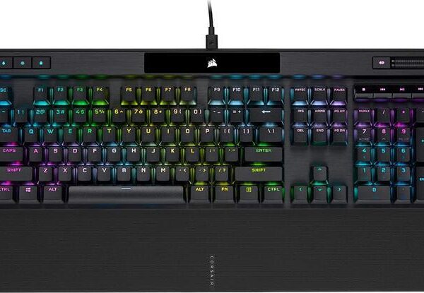 Corsair K70 RGB PRO Wired Mechanical Gaming Keyboard - Cherry MX RGB Red Linear Switches, 8,000Hz Hyper-Polling, PBT Double-Shot PRO Keycaps, - Pappy Mall