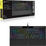 Corsair K70 RGB PRO Wired Mechanical Gaming Keyboard - Cherry MX RGB Red Linear Switches, 8,000Hz Hyper-Polling, PBT Double-Shot PRO Keycaps, - Pappy Mall