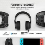 CORSAIR VIRTUOSO RGB WIRELESS XT High-Fidelity Gaming Headset with Bluetooth and Spatial Audio - Works with Mac, PC, PS5, PS4, Xbox series X/S - Slate - Pappy Mall