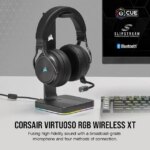 CORSAIR VIRTUOSO RGB WIRELESS XT High-Fidelity Gaming Headset with Bluetooth and Spatial Audio - Works with Mac, PC, PS5, PS4, Xbox series X/S - Slate - Pappy Mall