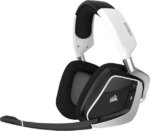 Corsair VOID RGB Elite Wireless Premium Gaming Headset with 7.1 Surround Sound - Discord Certified - Works with PC, PS5 and PS4 - White - Pappy Mall
