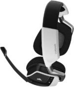 Corsair VOID RGB Elite Wireless Premium Gaming Headset with 7.1 Surround Sound - Discord Certified - Works with PC, PS5 and PS4 - White - Pappy Mall