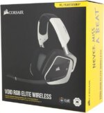 Corsair VOID RGB Elite Wireless Premium Gaming Headset with 7.1 Surround Sound - Discord Certified - Works with PC, PS5 and PS4 - White - Pappy Mall