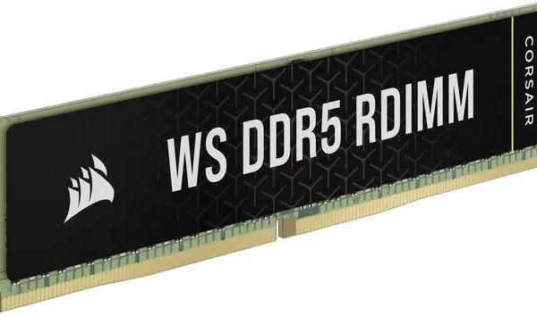 CORSAIR WS RDIMM Series 128GB (4 x 32GB) ECC Registered DDR5 5600 (PC5 44800) Server Memory - Pappy Mall