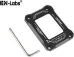 CPU Contact Frame Anti-Bending Buckle for Intel 12th/13th Generation Socket LGA 1700 , LGA 1800 Aluminum Corrector Bracket ,Black - Pappy Mall