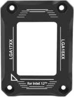 CPU Contact Frame Anti-Bending Buckle for Intel 12th/13th Generation Socket LGA 1700 , LGA 1800 Aluminum Corrector Bracket ,Black - Pappy Mall