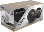 Creative Pebble 2.0 USB-Powered Desktop Speakers with Far-Field Drivers and Passive Radiators for Pcs and Laptops (Black) - Pappy Mall