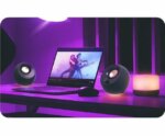 Creative Pebble Pro Minimalist 2.0 USB-C Speakers with Bluetooth, RGB Lighting - Black - Pappy Mall
