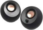 Creative Pebble V3 2.0 Bluetooth Speaker System - 8 W RMS - Black - Desktop - 100 Hz to 17 kHz - USB - Pappy Mall