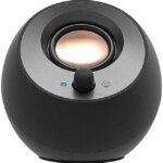 Creative Pebble V3 2.0 Bluetooth Speaker System - 8 W RMS - Black - Desktop - 100 Hz to 17 kHz - USB - Pappy Mall