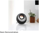 Creative Pebble V3 2.0 Bluetooth Speaker System - 8 W RMS - Black - Desktop - 100 Hz to 17 kHz - USB - Pappy Mall