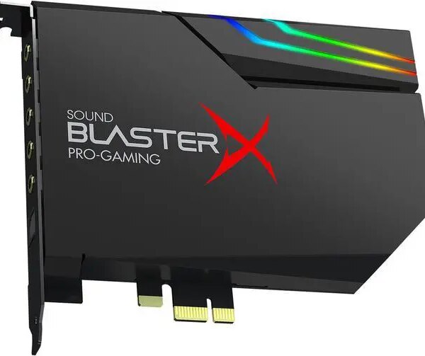 Creative Sound BlasterX AE-5 Plus SABRE32-class Hi-res 32-bit/384 kHz PCIe Gaming Sound Card and DAC with Dolby Digital and DTS, Xamp Discrete - Pappy Mall