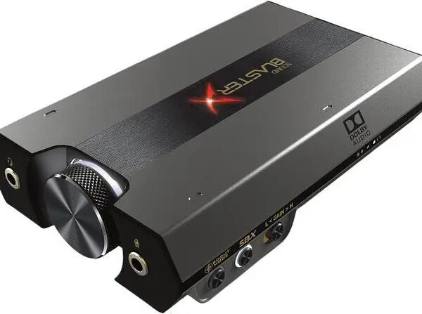 Creative Sound BlasterX G6 Hi-Res Gaming DAC and USB Sound Card with Xamp Headphone Bi-Amplifier for PC, PS4, Xbox and Nintendo Switch - Pappy Mall