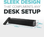 Creative Stage SE Under-Monitor Soundbar with USB Digital Audio and Bluetooth 5.3, Clear Dialog and Surround by Sound Blaster, Powered via Adapter - Pappy Mall