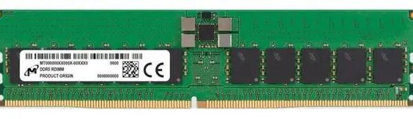 Crucial 64GB DDR5 RDIMM 2Rx4 5600 CL46 (16Gbit) (Single Pack) - MTC40F2046S1RC56BD2R - Pappy Mall
