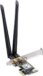 Cudy New AX3000 Wireless WiFi 6 PCIe Card for PC, Bluetooth 5.2, AX200, 3000Mbps WiFi 6 Speed, Bluetooth 5.2/5/4.2/4.0, 802.11ax/ac/a/b/g/n, Windows - Pappy Mall